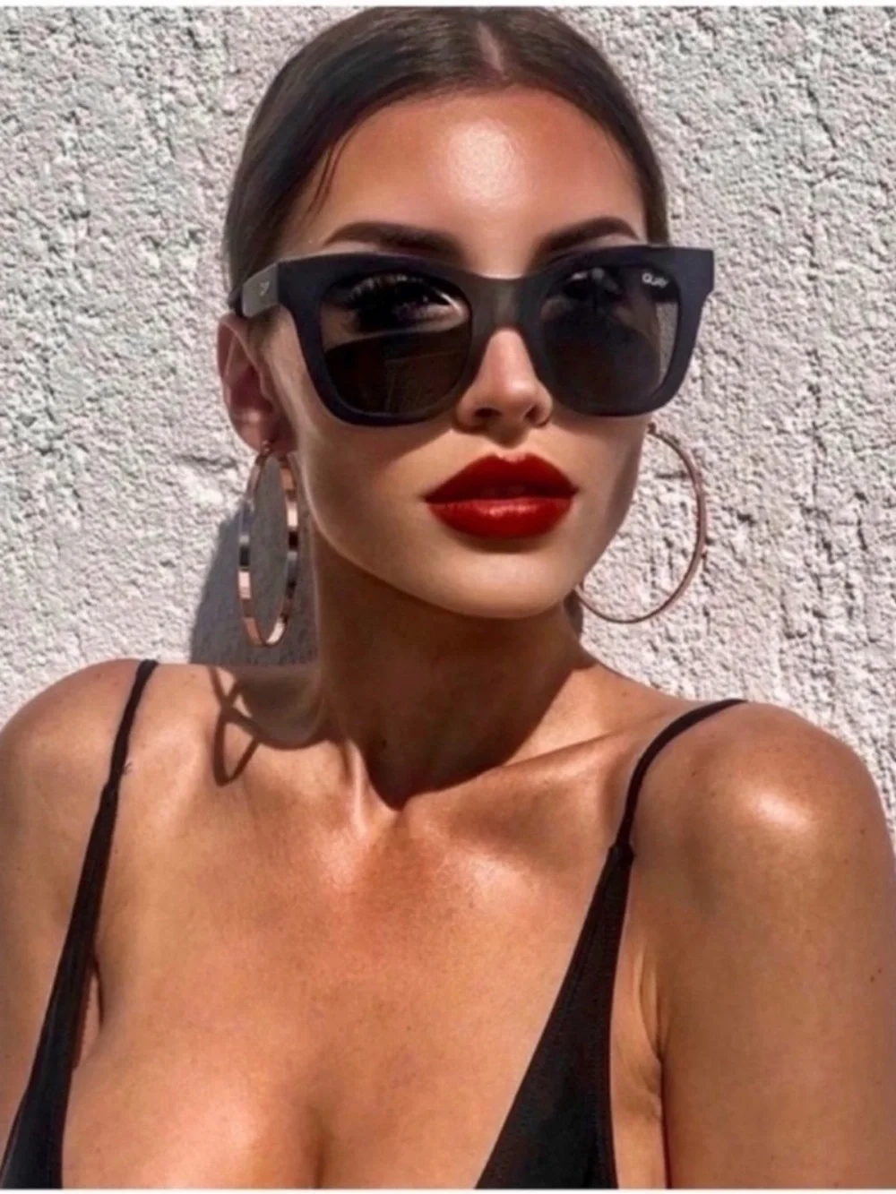 QUAY Australia NEW After Hours Sunglasses Black Matte